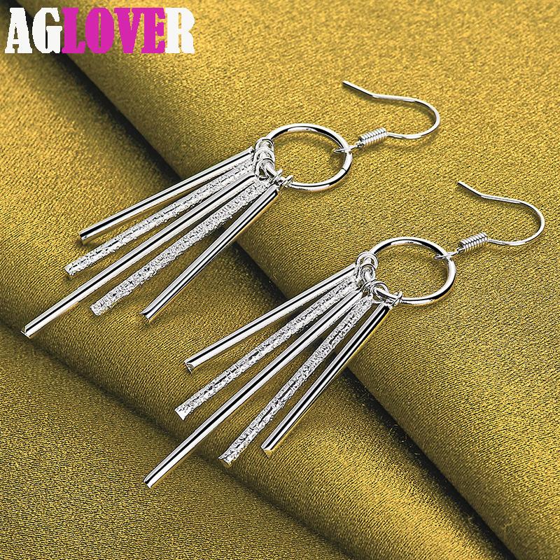 Ювелирные изделия из серебра 925 пробы с кисточками