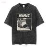 Men T Shirt Mimic Frieren Novelty Pure Cotton  vintage Washed Versatile designer clothes homme Unisex Casual streetwear