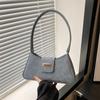 Fashionable and Versatile Women's Bag High Value Underarm Bag Korean High End Fashionable Casual Shoulder Bag
