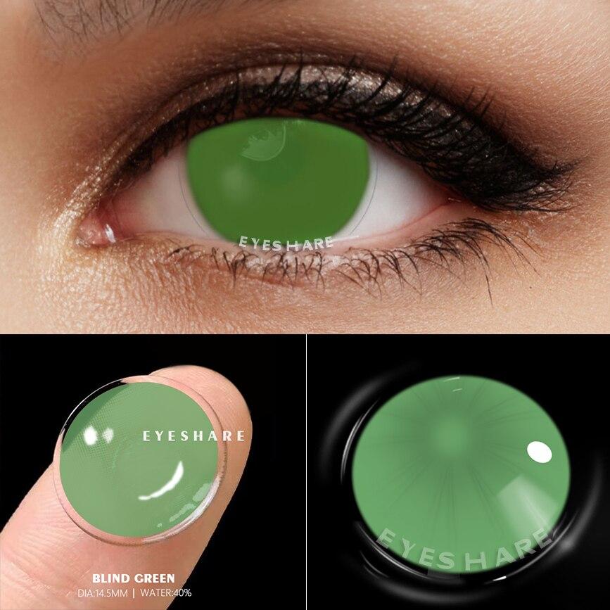 Цветные многоразовые контактные линзы