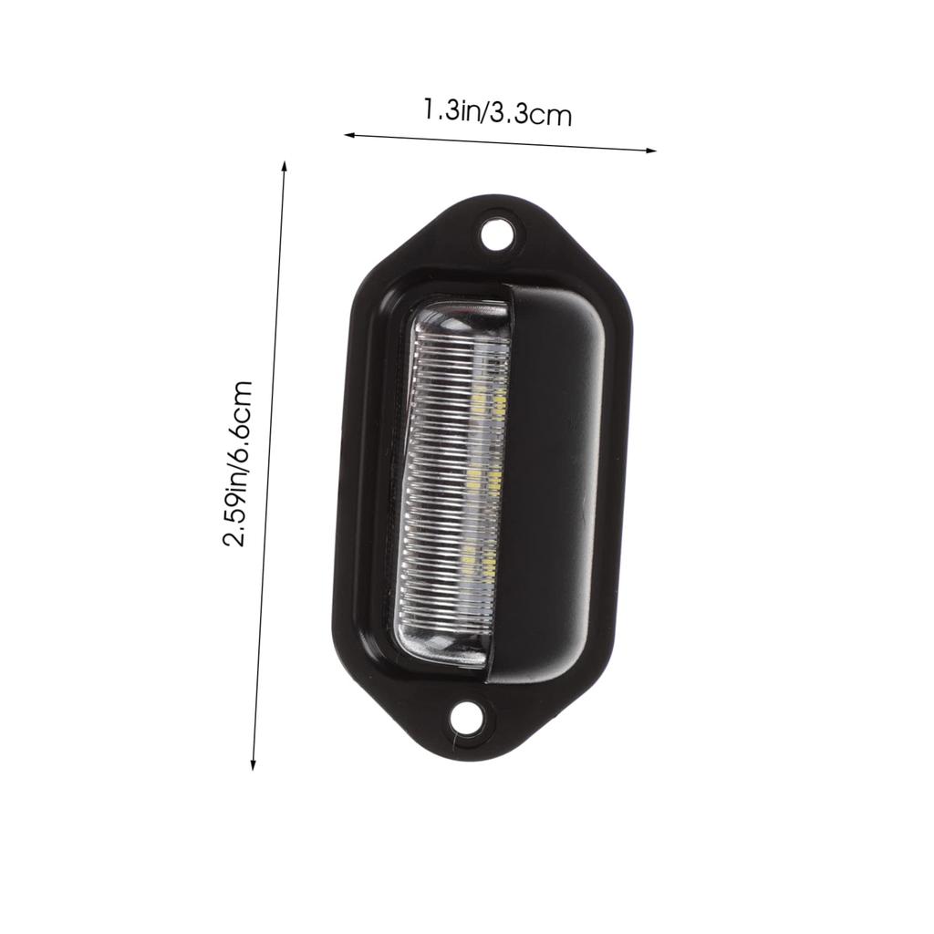 DRESSOOS 12-24v License Plate Light for Truck Trailer Led Tag Lamp Assembly Material Multifunction Tail