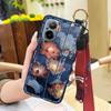 Shockproof Fashion Phone Case For Realme C67 4G Anti-knock Wristband Lanyard Waterproof Dirt-resistant Phone Holder Ring