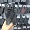 Carbon Fiber Aramid Phone Case Mate X5 Slim Luxury Protective Cover 3K Glossy Finish