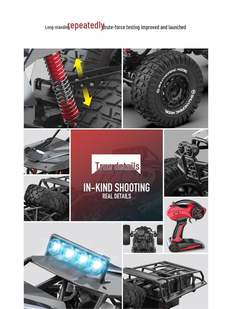 Jumbo Alloy Remote-Control 4WD Climbing Car Toy for Boys