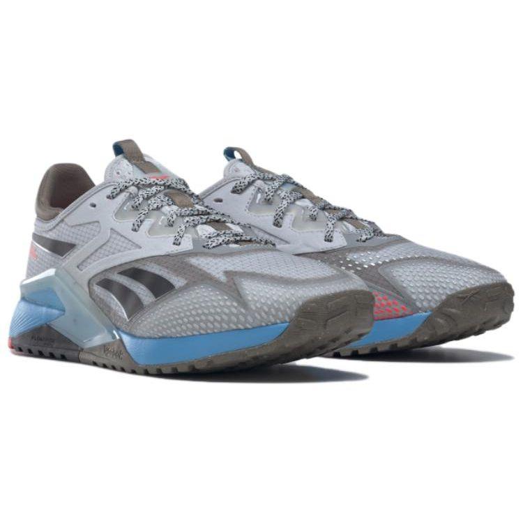 Reebok Nano X2 TR Adventure Grey Radiant Aqua Мужские кроссовки Pure-Grey Trek-Grey HP9225