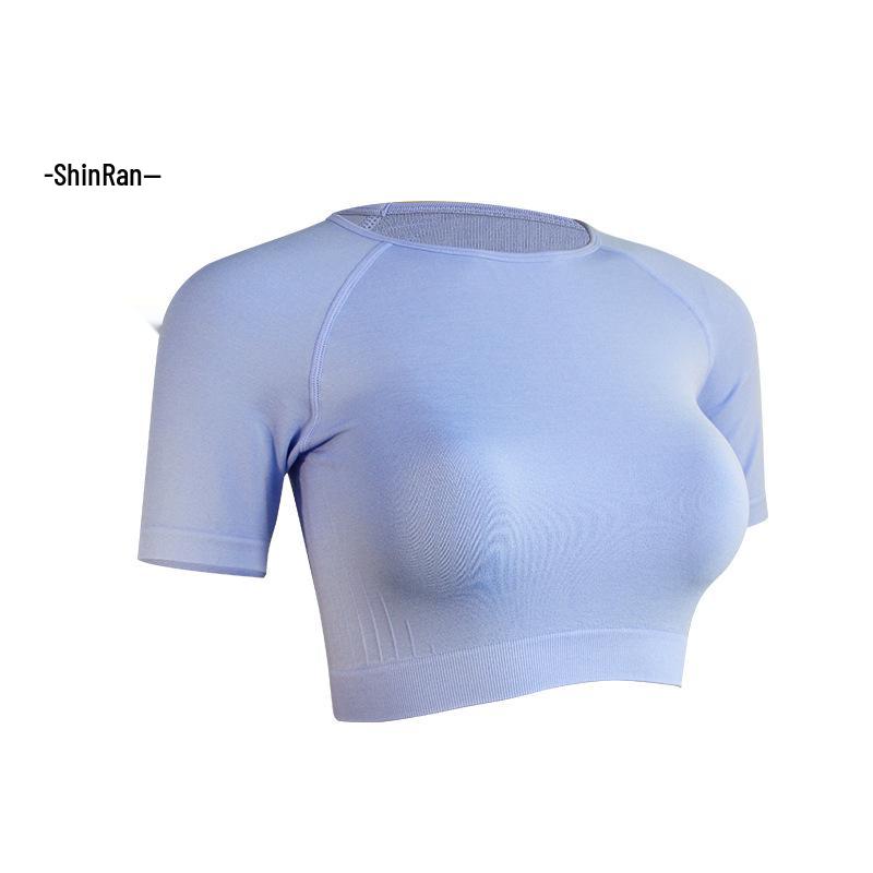 Женский бесшовный плиссированный комплект для йоги из двух частей: Завышенная талия, облегающий крой для фитнеса на открытом воздухе