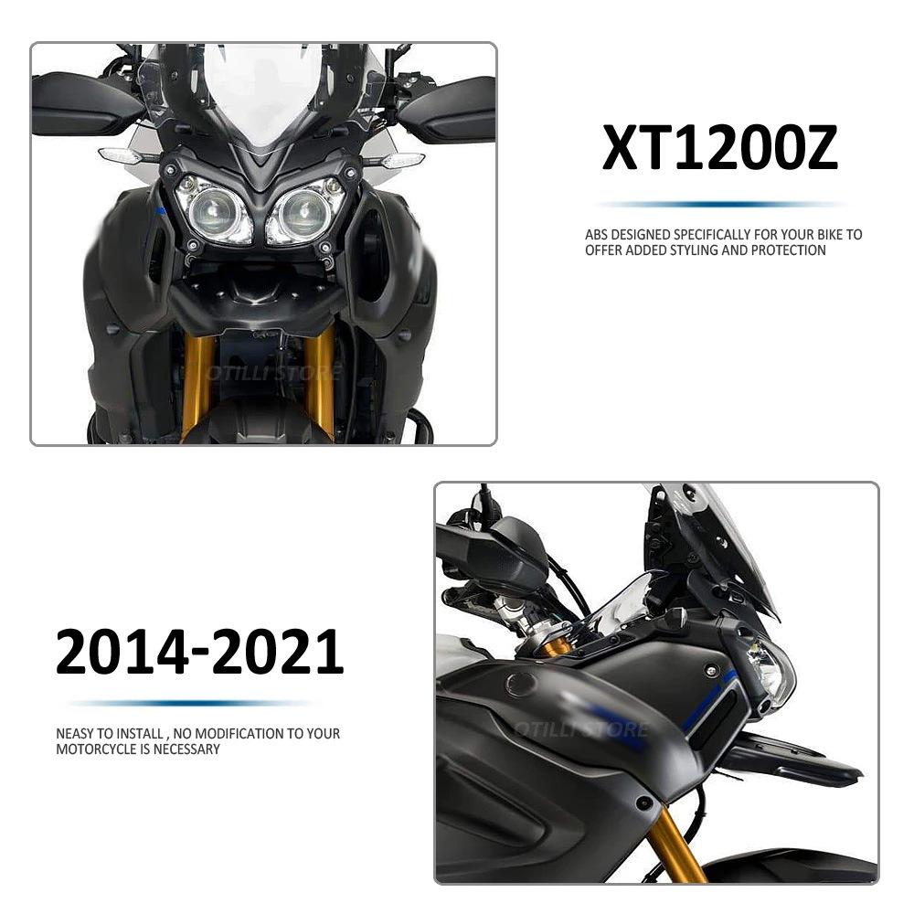 Motorcycle Front Fender Cover Extension ABS Mudguard Extender Beak Splash Guard For Yamaha XT1200Z XT 1200 Z Super Tenere 1200