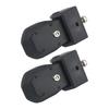 Locking Hood Latches with Key Heavy Duty Anti Theft Hood Lock Catch Replacement for Jeep Wrangler JL 2018 2026 Black