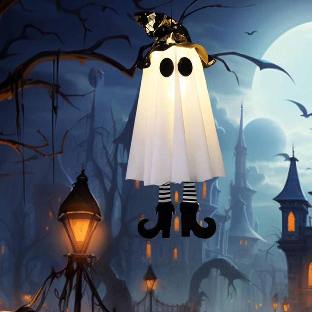 Подвешиваемый Светящийся Призрак Хэллоуина Светящийся Подвешиваемый Призрак Наружные Светящиеся Украшения Для Сада Газона Веранды Патио