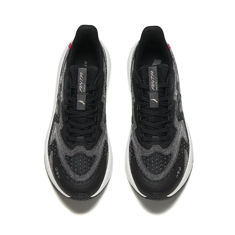 Anta Кроссовки женские Rocket 5.0 Амортизация Отскок Износостойкие Нескользящие Низкий верх Технология Nitrogen Обувь для тренировок и бега Женские кроссовки Черный Серый 922445503-4