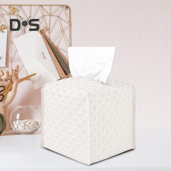Tissue Box Cover Disposable Paper Hand Towels Holder Modern Minimalist Design Easy To Use Waterproof Tissue Holder Versatile Decor