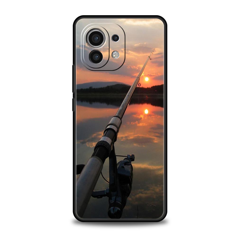 Чехол для телефона для Xiaomi Mi 15 14 13 12 11 Lite 14T 13T 12T 11T Pro Poco X6 X5 M3 X3 Pro F5 F4 Чехол Рыбалка на карпа Рыба