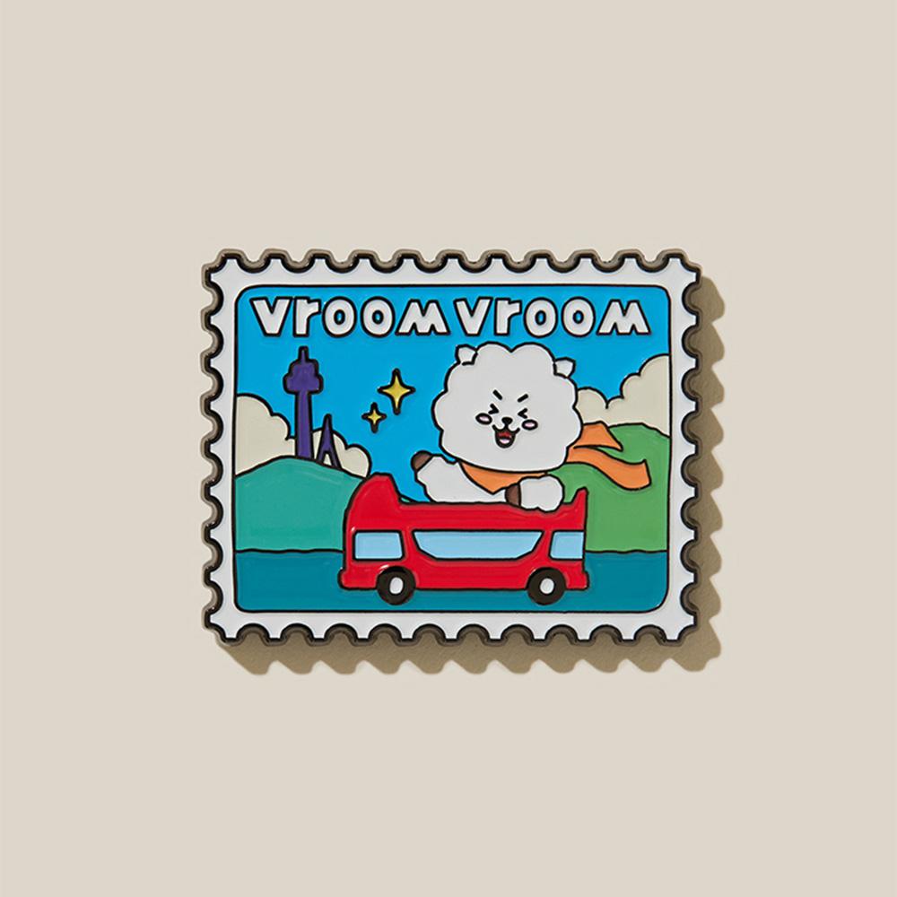 BT21 RJ Сеульское издание Металлический магнит