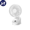 Mini Clip On Fan, Usb Rechargeable Strong Wind Desk Fan, Digital Display 3 Speeds Adjustable