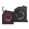 Вентилятор охлаждения ноутбука для MSI Замена бесшумного эффективного охлаждения 4-контактный вентилятор охлаждения для MSI GS65