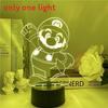 Super Mario Yoshi 3d Acrylic Night Lamp With Touch Control For Kids Room