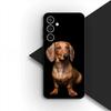 Cover for Samsung Galaxy S24 S25 S23 FE Ultra Plus S7 Edge S25+ S23+ A56 5G Casing Silicone Phone Case Wallpaper Dachshund Dog