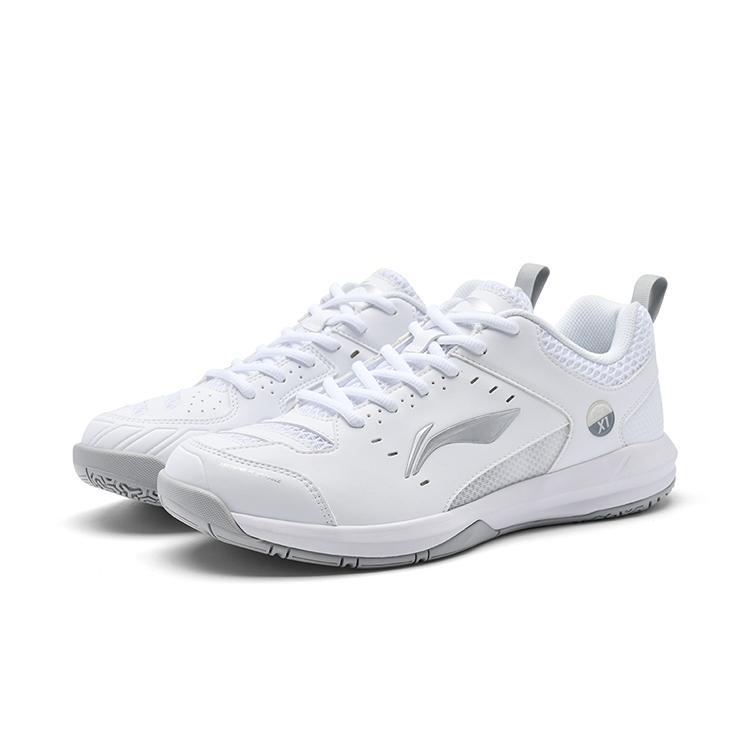 Li Ning Rocket Shoe 2.0 Нескользящие, Дышащие, Легкие Низкие Бадминтонные Кроссовки Унисекс Белый Серебристый AYTU049-5