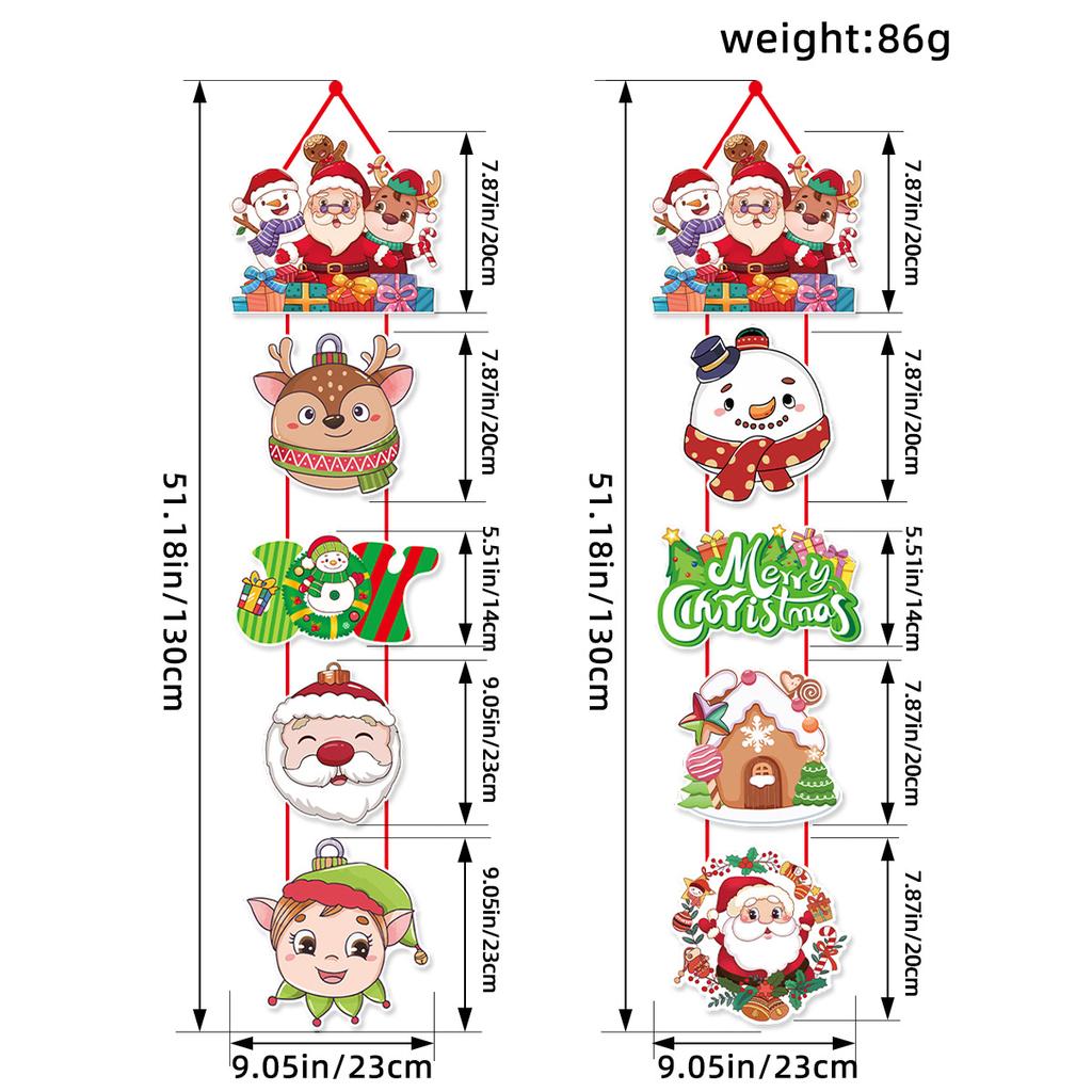 Рождественское украшение на дверь, праздничное платье, двустишие, Санта-Клаус, снеговик, занавеска на дверь, праздничные принадлежности.