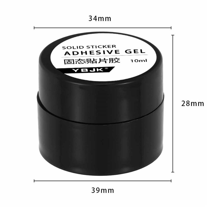 Твердый клей для ногтей, УФ-светодиодный отверждаемый клей для полного покрытия ногтей, долговечный инструмент для самостоятельного наращивания ногтей