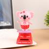 Kawaii Мультфильм Коала Украшения Солнечная Энергия Качая Голова Игрушечный Автомобиль Украшение Декор