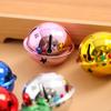 DIY Crafts Christmas Pendant Matte Bells Bright Iron Jingle Christmas Tree Decor Drop Ornaments