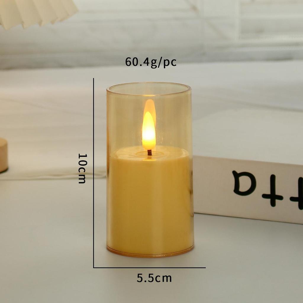 Светодиодная электронная свеча для свадеб, отелей и вечеринок — идеально подходит для создания праздничной атмосферы и подарков к праздникам