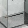 2 in 1 Shower Drain with 360 degrees  Siphon Black 80 cm Stainless Steel 304
