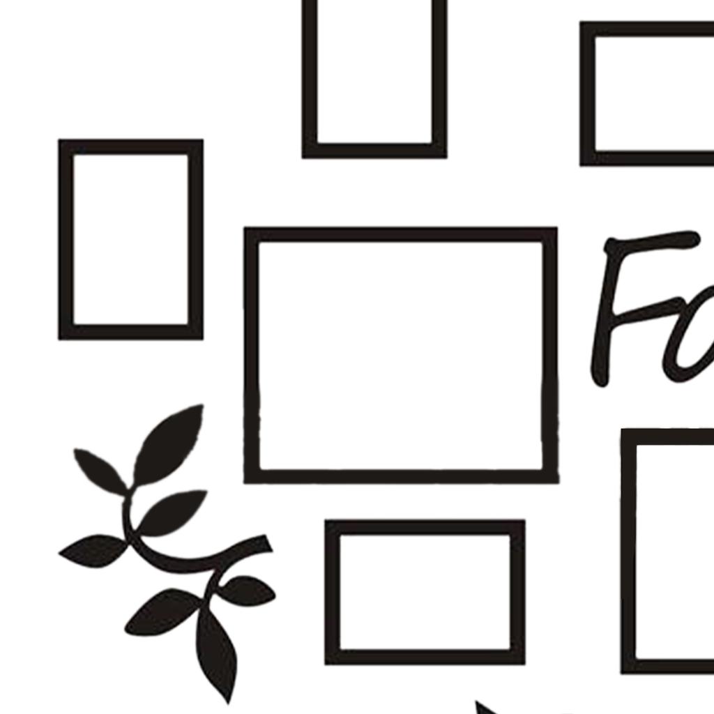 Wall Sticker Environmental Friendly Waterproof Corrosion Resistance Acrylic Photo Frame Wall Decor