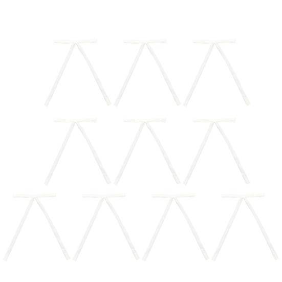 10 шт. бархатных рождественских бантов, винтажные рождественские елочные бархатные ленты, банты, декор для