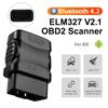 For Android/IOS ELM327 V2.1 Car Engine Fault Code Reader OBD2 Scanner Bluetooth 4.2 Car Dignostic Scanner EOBD Fault Code Reader