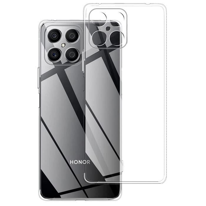 Coque pour HONOR X8 - Silicone TPU Transparent Protection Souple Mince Phonillico®