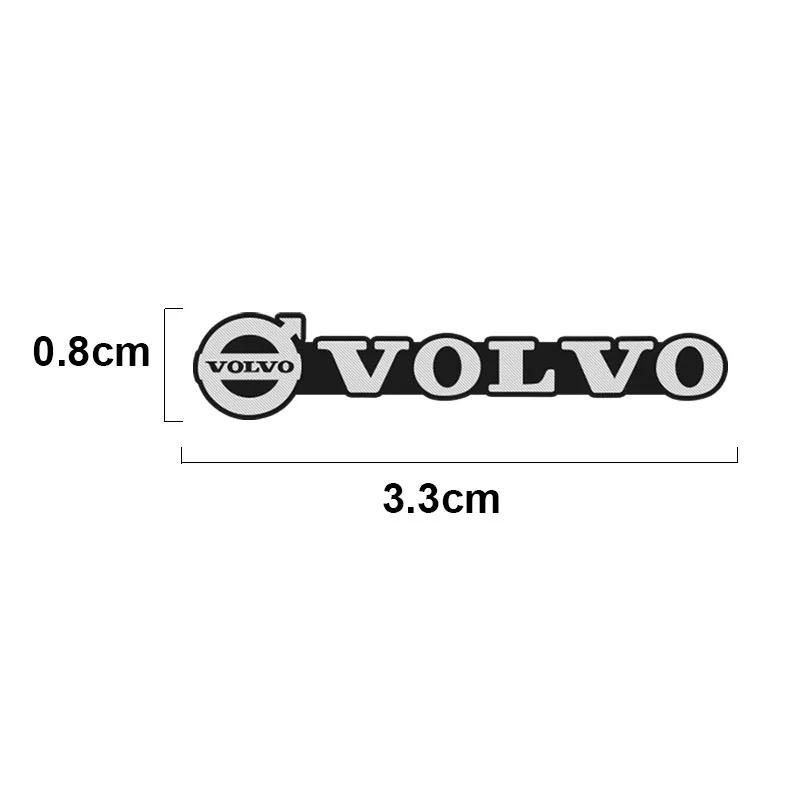 AALD1 Car Audio Decorate 3D Aluminum Badge Emblem Sticker For Volvo XC60 V40 XC40 V60 XC90 S60 V70 S90 CX70 V90 EX90 S80 EX30 AWD V50