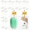 45pcs Clear Rice Krispie Treat Cakesicle Boxes for Candy, Macaron Chocolate,Party Favors Birthday Party, Festival Gift Packaging