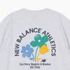 New Balance Футболка с коротким рукавом Half Club Uni Flower, полуоблегающая, Nbnefco233 16, футболка с коротким рукавом