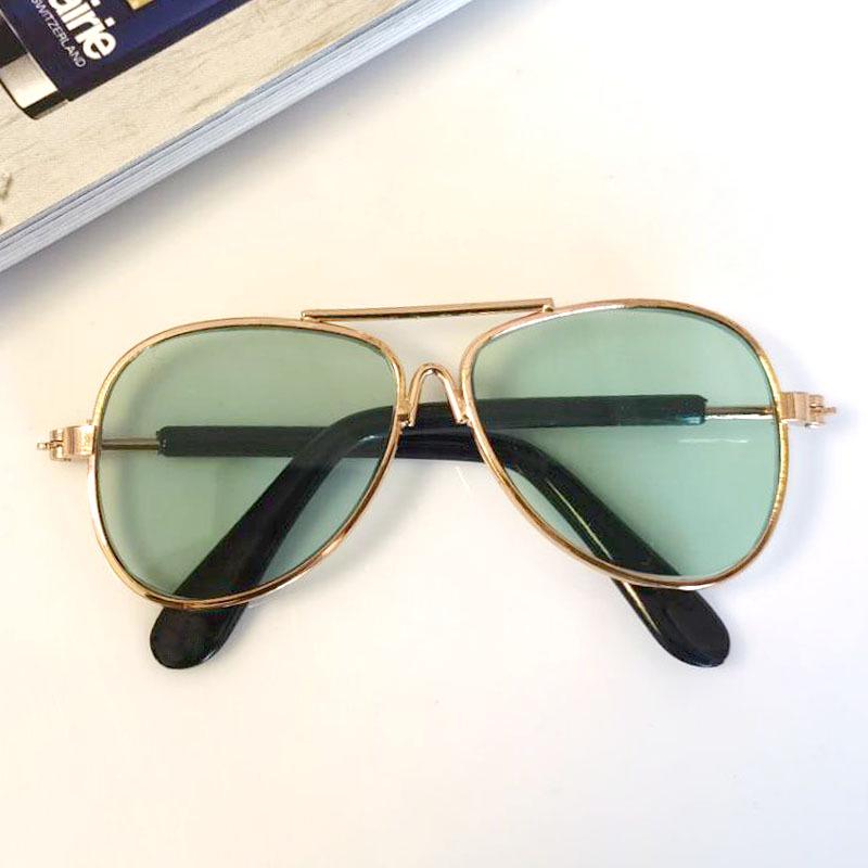 Модные кошачьи солнцезащитные очки - Защита от УФ-лучей Крутые металлические аксессуары для питомцев