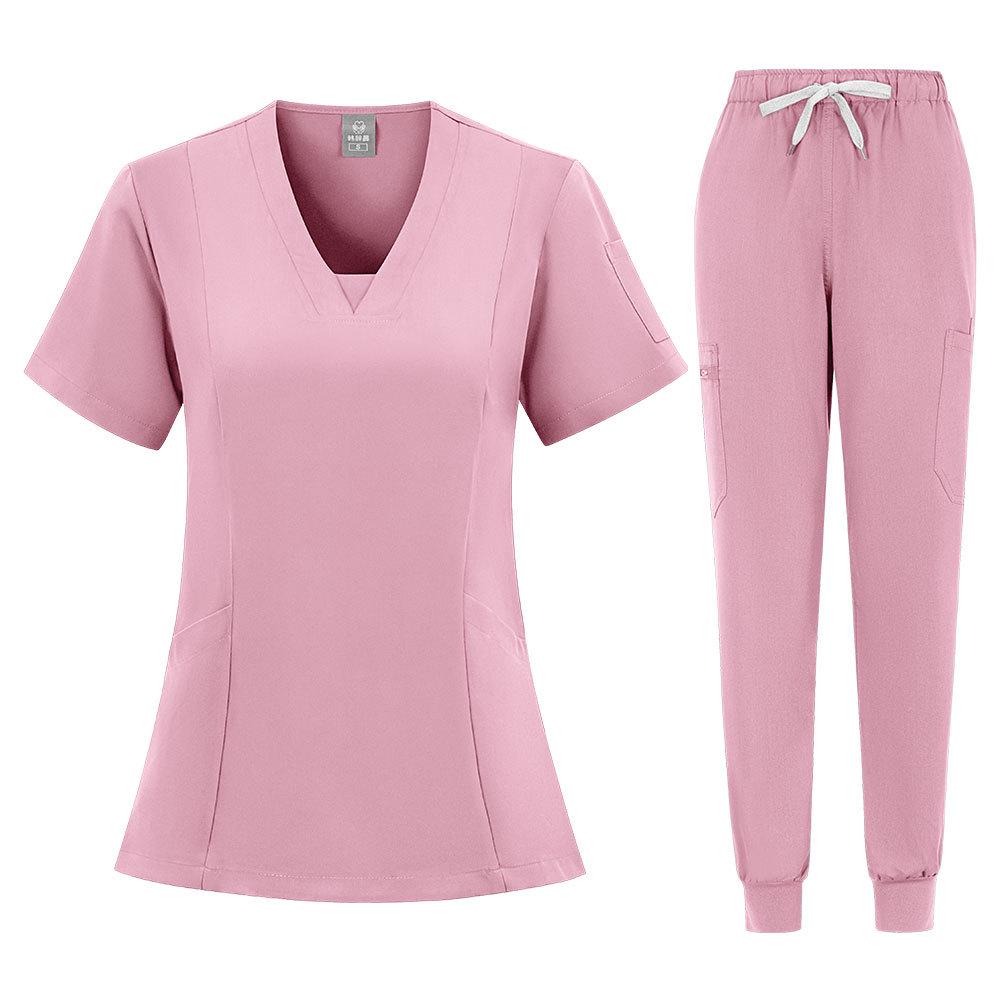 Unisex Quick-Dry Dental Scrub Suit - Nurse/Beautician Uniform Set