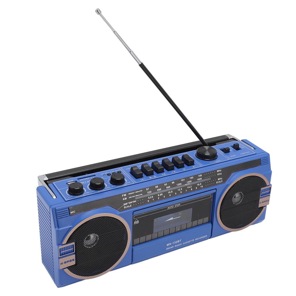 AM FM SW кассетный плеер Bluetooth винтажный отличное качество звука USB порт 3,5 мм Aux In магнитофон
