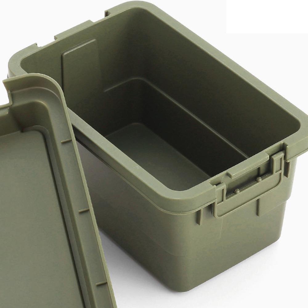 2 Pcs Waterproof Outdoor Storage Box PP Multifunctional Storage Box Camping Activities