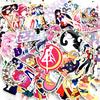 75шт Сейлор Мун чемодан наклейки милый мультфильм компьютер ноутбук скейтборд Пастер