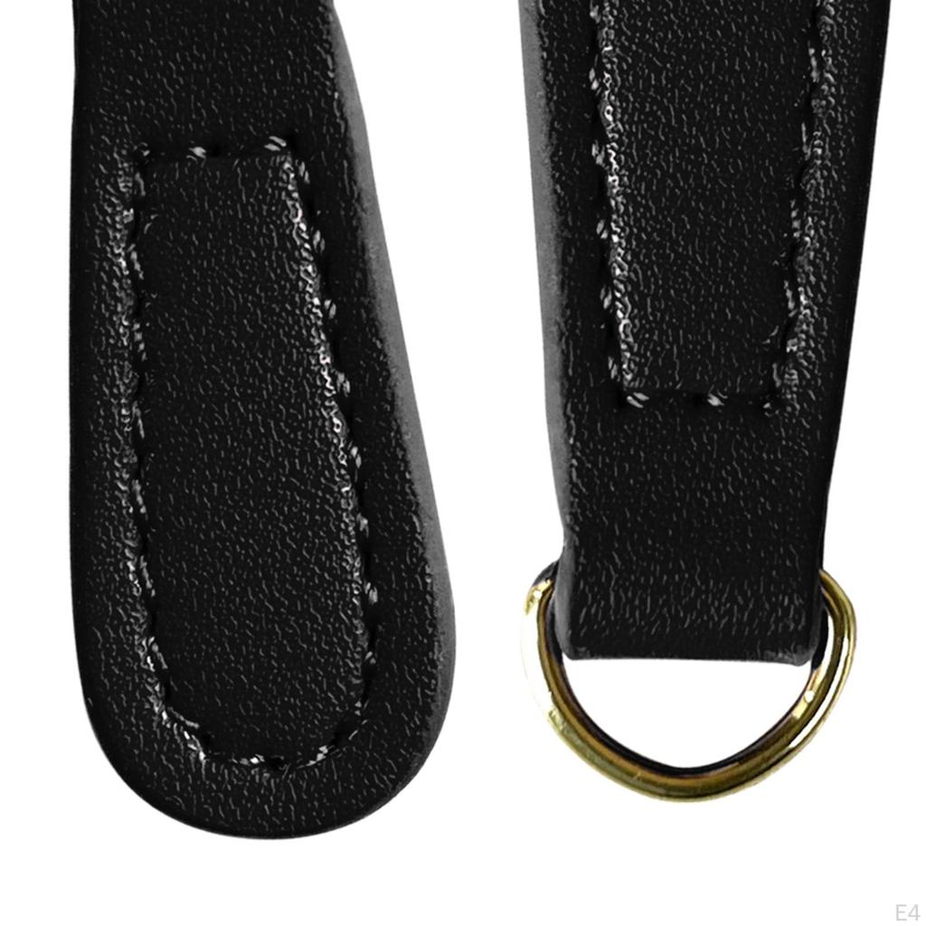 2 Pieces Zipper Pulls PU Leather Pull Strap Pullers for Bag Backpacks