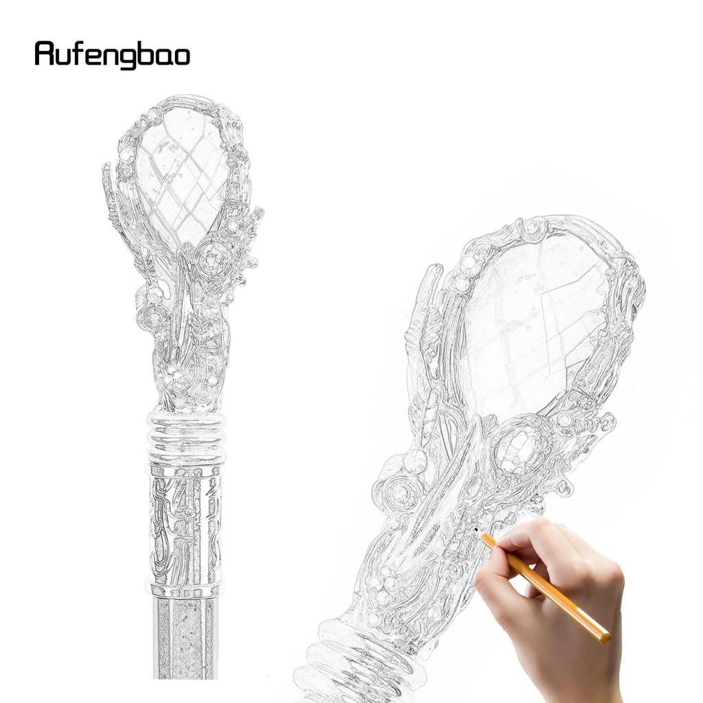 Красный ромбовидный тип, золотая трость, модная декоративная трость, элегантная трость для джентльмена, ручка для трости для косплея, 95 см