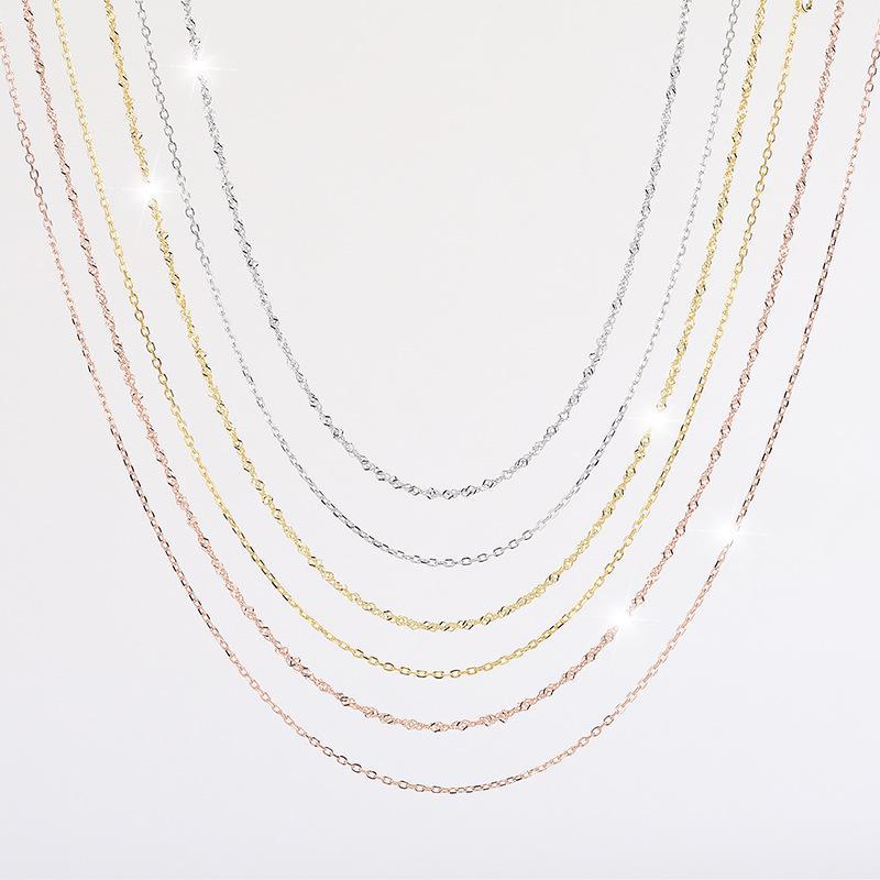 Ожерелье из серебра 925 пробы с крестом и звездой, цепочками в виде волн, коробок, змеек и костей, с удлиненной цепью в виде хвоста