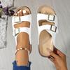 Fashion Cushion Outdoor Shoes Adjustable Buckle Cork Slides for Sandals with Comfortable Arch Support Sandals Retro Women Men Sandals
