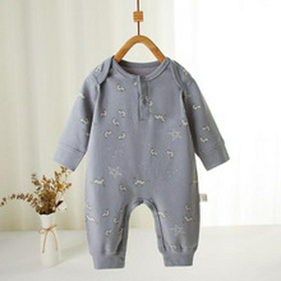 2025 New Pure Cotton Baby Jumpsuit for Spring, Autumn, and Winter - Newborn Toddler Inner Wear
