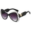  Fashion Big Frame Cat's Eye Butterfly Women Sunglasses Luxury Designer Men Sunglass Outdoor Travel Eyewear Female UV400