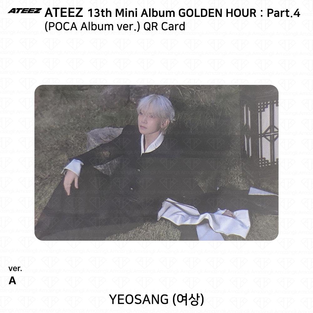 ATEEZ 13-й мини-альбом Golden Hour Часть 4 POCA Альбом версия. Фотокарта