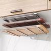 Under Cabinet Cutting Board Organizer Holder Kitchen Hanging Chopping Board Pot Lid Kitchenware Storage Rack Stainless Steel