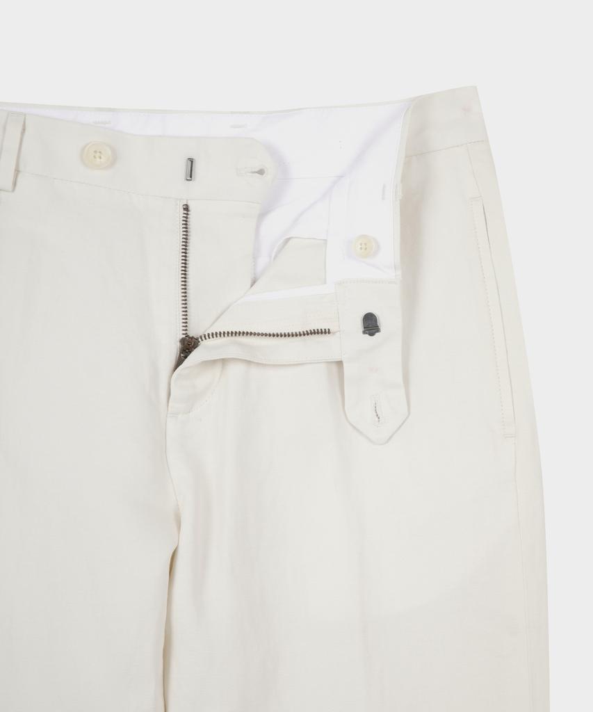 Брюки BROOKS BROTHERS из льна и хлопка (слоновая кость) (Bbpcmm7792Bfm)