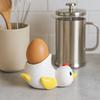 Chicken Shape Chicken Eggs Cup Ceramic Eggs Stands Creative Eggs Base  Breakfast